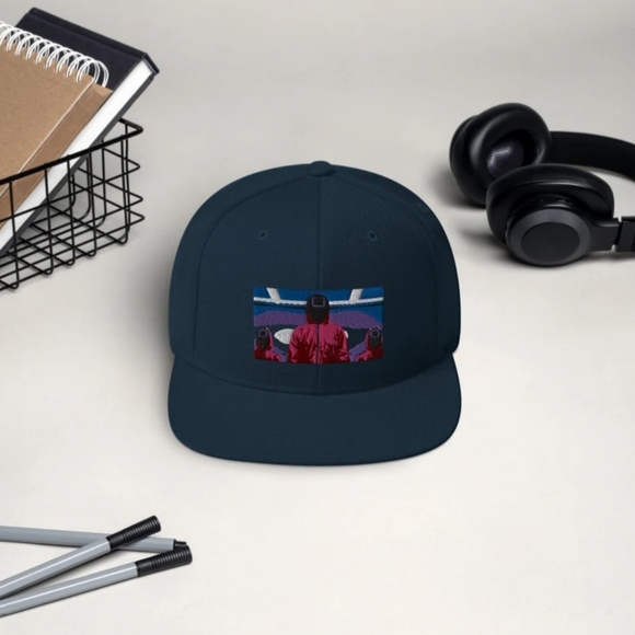 3D Puff "Squid Game" Snapback Hat - Picture 5 of 8